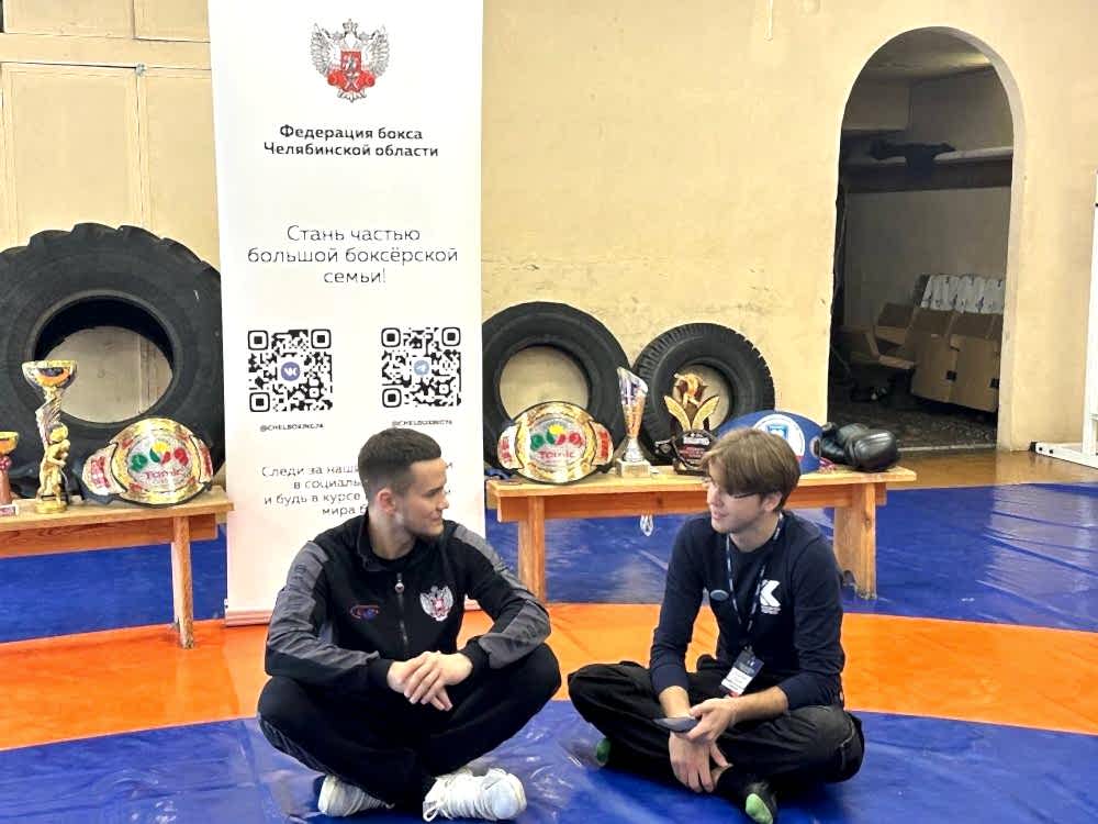 Боксеры Алматинской области провели мастер-класс и дали интервью участникам «Команды первых»!