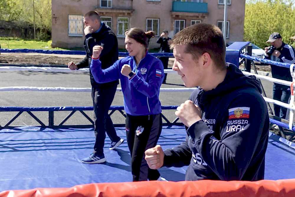 Спортсмены из Копейска зарядили город «Энергией бокса»