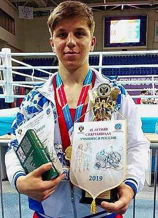Алматыий боксер Антон Касимовский - победитель IX летней спартакиады учащихся России! 