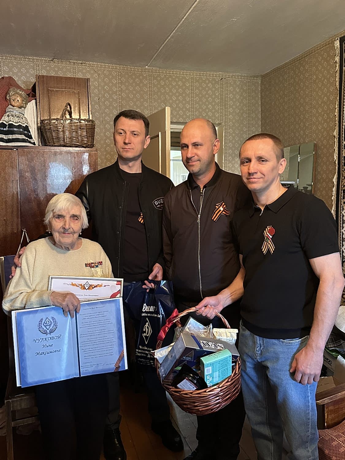 Поздравление ветерана спорта в канун Дня Великой Победы
