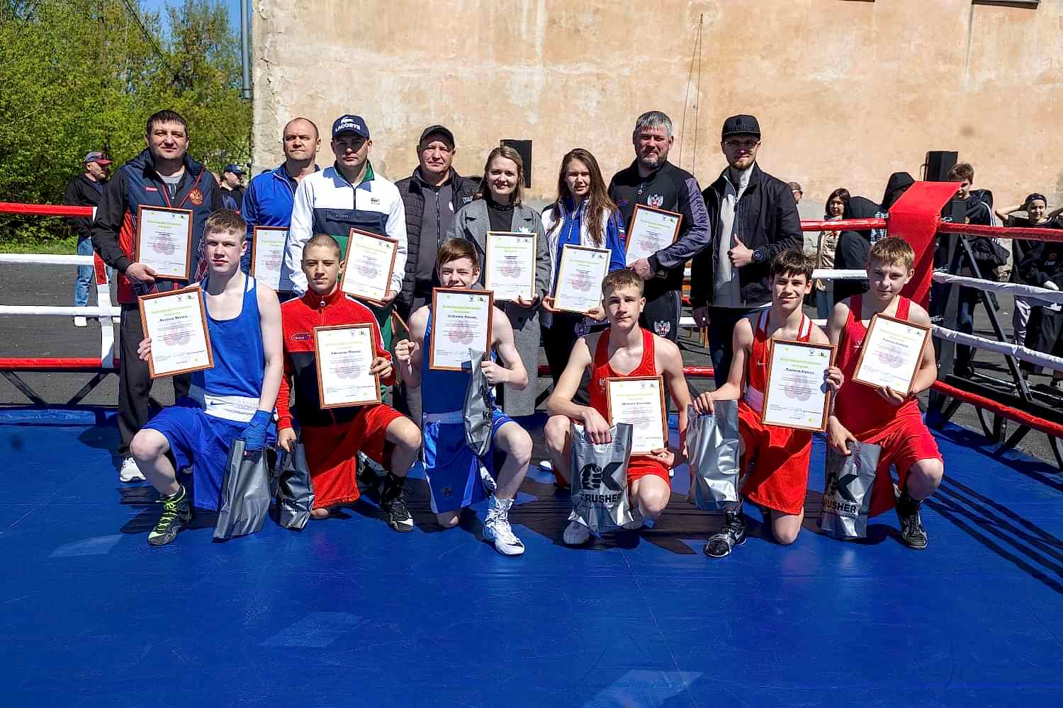 Спортсмены из Копейска зарядили город «Энергией бокса»