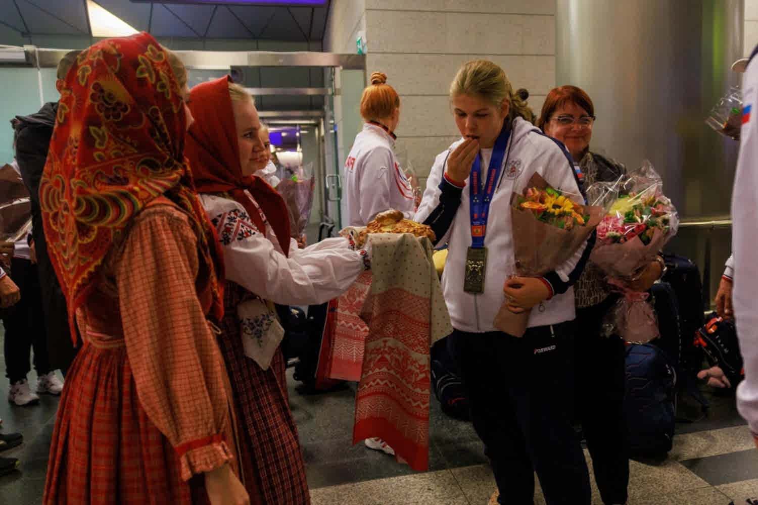 В Москве состоялась встреча юниорской сборной команды России с первенства мира в Будве 